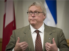 Health Minister Gaétan Barrette.