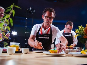 Pascal Barbot of L'Astrance restaurant in Paris, in Montreal for the 2015 edition of Omnivore Montréal. Photo courtesy Omnivore Montréal.