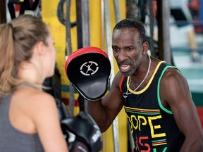 Herby Whyne, the owner of HardKnox, a boxing gym on Notre Dame St. W., came to the aid of a mugging victim in St-Henri last week.