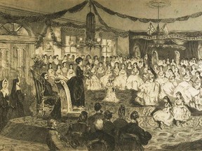 Governor General Lord Dufferin and Lady Dufferin visit Villa Maria school in 1873.