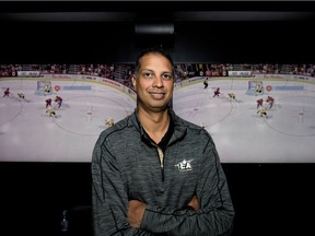 Sean “Rammer” Ramjagsingh, seen in Montreal on Wednesday, Sept. 13, 2017, has a dream job with EA Sports.