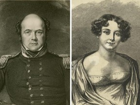 Sir John Franklin and Lady Jane Franklin.