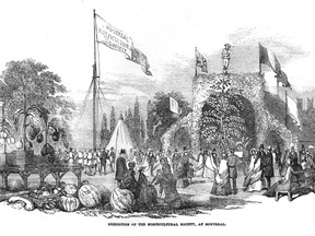 Montreal Horticultural Society Exhibition, 1852.