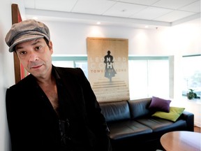 Adam Cohen, who is also a singer-songwriter with four albums to his credit, has spent months preparing Tower of Song: A Memorial Tribute to Leonard Cohen. Adam is seen here in Montreal on Monday, Sept. 18, 2017.