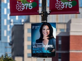 Projet Montréal's Valérie Plante is running for mayor in the Nov. 5 election.
