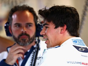 Lance Stroll of Canada and Williams prepares to drive during practice for the Formula One Grand Prix of Italy at Autodromo di Monza on September 1, 2017 in Monza, Italy.  (Photo by Clive Rose/Getty Images)