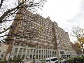 The Montreal General Hospital seen from Cedar Ave. in Montreal Thursday October 27, 2016.