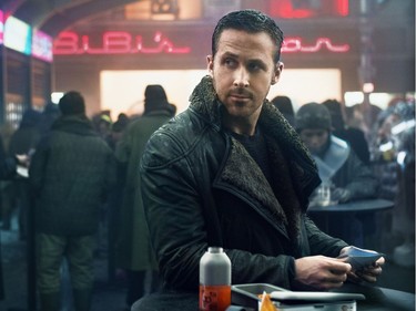 Ryan Gosling plays the character K in Blade Runner 2049. Also starring in the film are Robin Wright (House of Cards), Jared Leto (Suicide Squad) and Lennie James (The Walking Dead), among others. (Courtesy WENN)