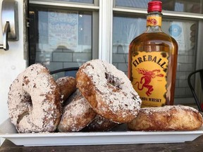 The Fireball whiskey bagel (The Bagel Nook via Instagram)