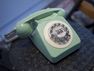 A vintage telephone in the Queen E's revamped Suite 1742, made famous by John Lennon and Yoko Ono during their 1969 bed-in for peace Thursday, September 21, 2017 in Montreal. THE CANADIAN PRESS/Paul Chiasson