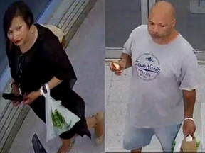 Montreal police are seeking the public’s help in identifying two suspects who allegedly stole $3,500 in cash from a merchant in Notre-Dame-de-Grâce.