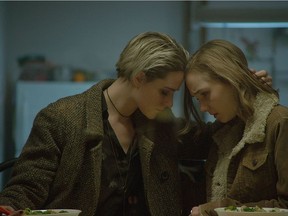 Evan Rachel Wood is a troubled woman who strikes up a fraught friendship with Julia Sarah Stone after persuading the teen to run away from home.