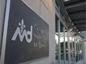 The Collège des Médecins office in Montreal, Wednesday January 27, 2016.