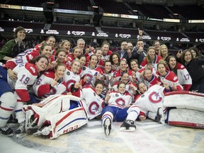 Les Canadiennes Montreal won the 2017 Clarkson Cup at Canadian Tire Centre Sunday March 5, 2017.