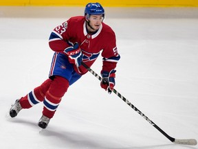 “It looks so much faster when you’re playing than when you’re not," Victor Mete says of watching the Canadiens play on TV during the world juniors. "You just kind of see what guys are more open and how much time you actually do have with the puck."