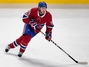 Victor Mete was paired with David Schlemko for the Canadiens' 10-1 win over the Detroit Red Wings Saturday night at the Bell Centre and they were both plus-5 with Mete logging 16:58 of ice time.
