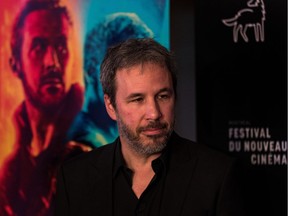 Quebec director Denis Villeneuve on the red carpet at Place des Arts in Montreal, on Wednesday, Oct. 4, 2017, for the opening of the Festival du nouveau cinéma and the premiere of his new film Blade Runner 2049.