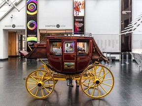 A stagecoach used in Buffalo Bill's Wild West travelling show is a central attraction of the Montreal Museum of Fine Arts exhibition Once Upon a Time … The Western: A New Frontier in Art and Film, opening Saturday, Oct. 14.