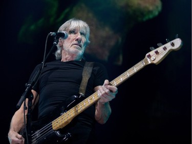 Roger Waters performs at the Bell Centre in Montreal on Monday October 16, 2017.