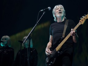 Roger Waters performs at the Bell Centre in Montreal on Monday October 16, 2017.