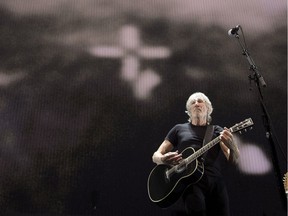 Roger Waters performs at the Bell Centre in Montreal on Monday October 16, 2017.