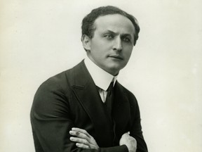 Harry Houdini, New York, about 1919.