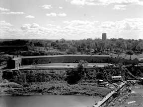 Old fortifications on Île Ste. Hélène, 1937.