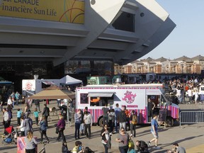 The Olympic Park is hosting Canada's largest gathering of food trucks for the last time this year.
