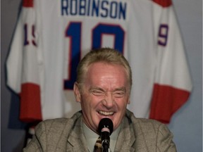 Larry Robinson reflects on his career as the Canadiens announce they will be retiring No. 19 in Montreal Sept. 5, 2007.