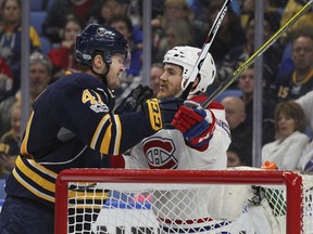 The Montreal Canadiens visit the Buffalo Sabres at Keybank Center in Buffalo, N.Y.