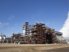 Quest carbon capture and storage facility in Fort Saskatchewan Alta, on Friday November 6, 2015. Quest is designed to capture and safely store more than one million tonnes of CO2 each year an equivalent to the emissions from about 250,000 cars.