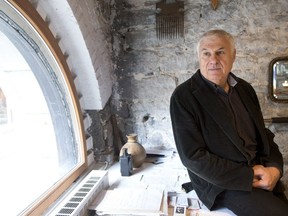 Architect Dan Hanganu poses at his studio in Old Montreal on Friday, March 22, 2013.
