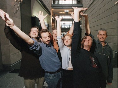 Philippe Gajan, Phillipe Gendreau, Luc Bourdon, Karil Samodai, Claude Chamberlan and Alain Mongeau in 2000.