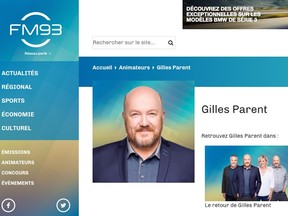 Screengrab of FM93 website.
