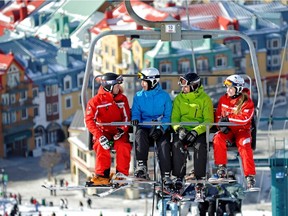 Riding high above the village at Mont Tremblant Resort   PHOTO CREDIT- Mont Tremblant Resort
Rochelle Lash