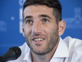 Impact midfielder and designated player Ignacio Piatti comments on his three-year contract extension with the club Tuesday, October 10, 2017 in Montreal.