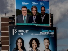 MONTREAL, QUE.: OCTOBER 5, 2017 -- Not every candidate, on Thursday, October 5, 2017, running for election in the upcoming November 4 municipal election in Montreal has a big budget for fancy posters. (Dave Sidaway / MONTREAL GAZETTE) ORG XMIT: XXXXX

Thursday, October 5, 2017 at 2:27:56 PM
Dave Sidaway, Montreal Gazette