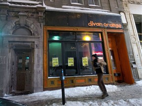 Le Divan Orange is slated to close. (Allen McInnis / MONTREAL GAZETTE)