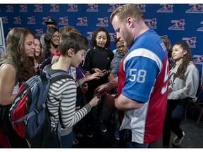 Luc Brodeur-Jourdain, has been active in the Montreal community and is a pillar of the Alouettes' Together at School program, encouraging youths to pursue their education.