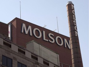 The Molson Coors brewery is seen Wednesday, June 3, 2015 in Montreal.
