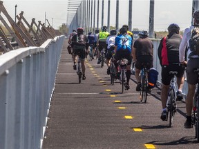 Champlain Bridge Ice Control Structure bike path