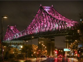 The Jacques-Cartier Bridge will be lit up with a special light show on New Year's Eve.
