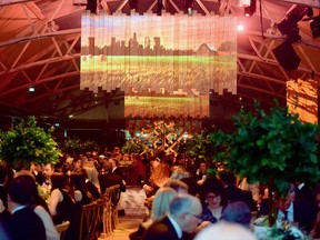 Guests enjoy dazzling décor and a surprise-filled evening at the sold-out 80th-anniversary St. Mary’s Ball at Windsor Station.