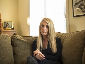 Alisa Clamen, mother of Jesse Galganov, is seen at her home in Montreal in November 2017.