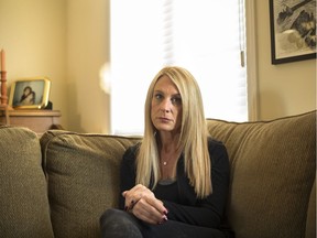 Alisa Clamen, mother of Jesse Galganov, is seen at her home in Montreal on Monday, Nov. 27, 2017.