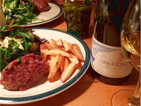 A Rhône white that doesn’t work as an apéritif might be the perfect match for steak tartare.
