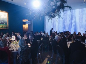 Each room boasted a different western-flavoured scene at the annual Museum Ball for the Montreal Museum of Fine Arts.