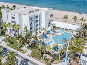 Plunge Beach Hotel is a creative new establishment in the retro-chic area of Lauderdale-by-the-Sea in south Florida.