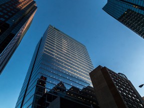 Insurance giant Manulife moved into its new building at 900 de Maisonneuve Blvd. in Montreal on Monday, Nov. 27, 2017.