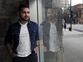 Abdelrahman Elshafei is an Egyptian international student studying computer sciences at Concordia University. Elshafei wants to stay in Canada after he completes his studies. He is seen at the Hall building of Concordia University in Montreal on Thursday November 30, 2017.